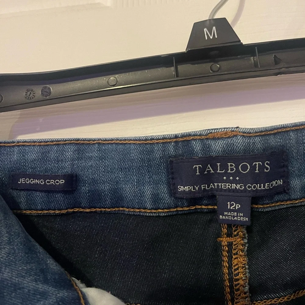 Talbots Blue Jegging Crop Jeans - Picture 3 of 3